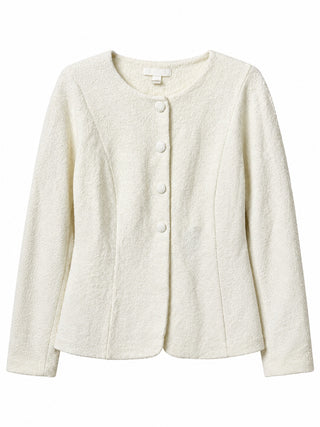 Ivory Textured Jacket