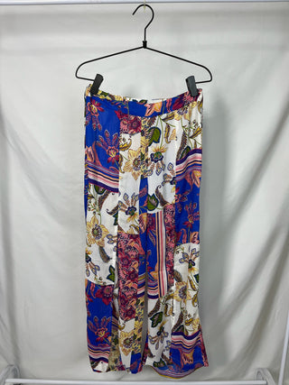 Floral Patchwork Pants