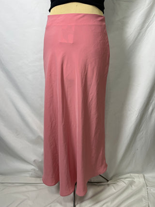 Flowy Satin-Like Skirt