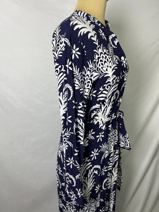 Navy Floral Dress