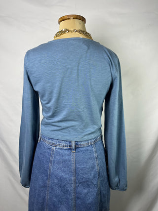 Runched Drawstring Top