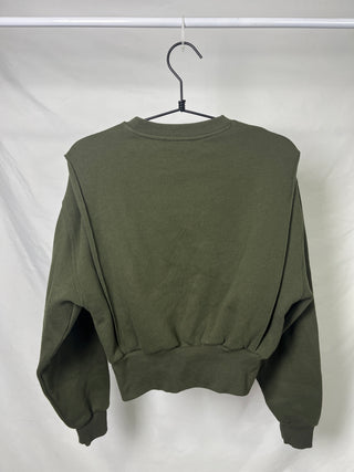 Cropped Olive Sweatshirt
