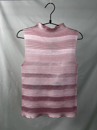 Metallic Mock Neck Top