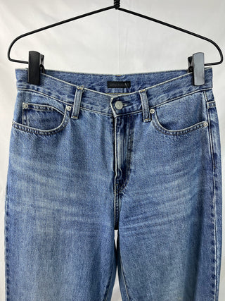 Wash Wide-Leg Denim