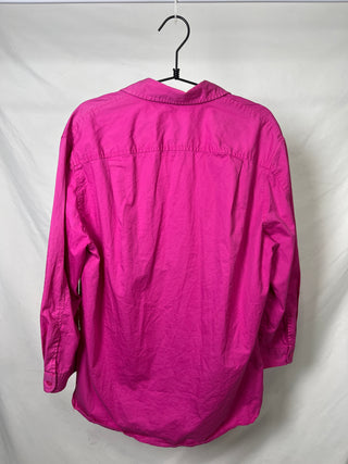 Fuchsia Button-Up