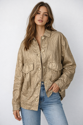 Sandy Crinkle Jacket