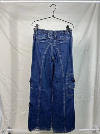 Y2K Cargo Denim Pants