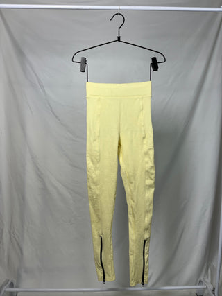 Lemon Zip-Up Leggings