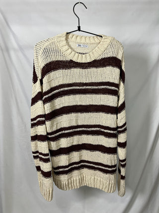 Horizontal Stripe Knit Sweater