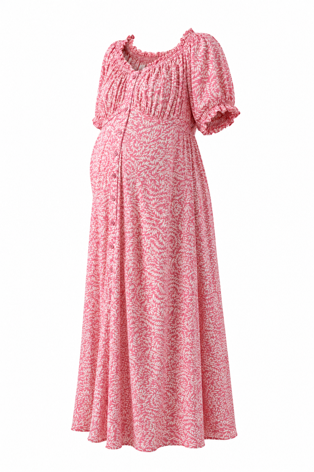 Mommy Floral Smocked Dress