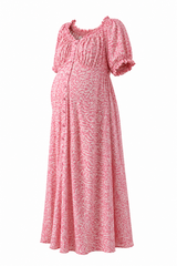 Mommy Floral Smocked Dress