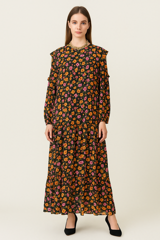 Chiffon Floral Dress