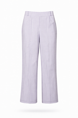 Lilac Gingham Trousers