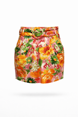 Floral Mini Skirt