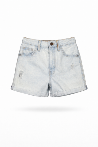 Light Wash Denim Shorts