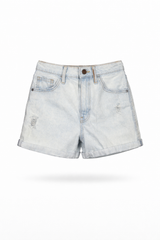 Light Wash Denim Shorts