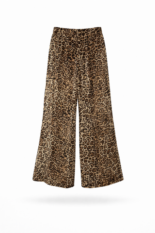 Sheer Leopard Pants
