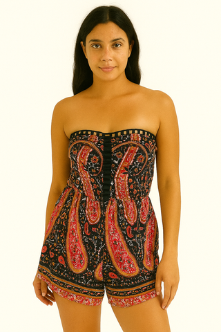 Paisley Jumpsuit Dress