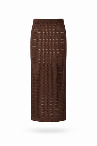 Open-Knit Skirt
