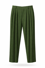 Pleated Power Pants