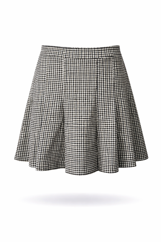 Gingham A-Line Skirt