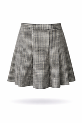 Gingham A-Line Skirt