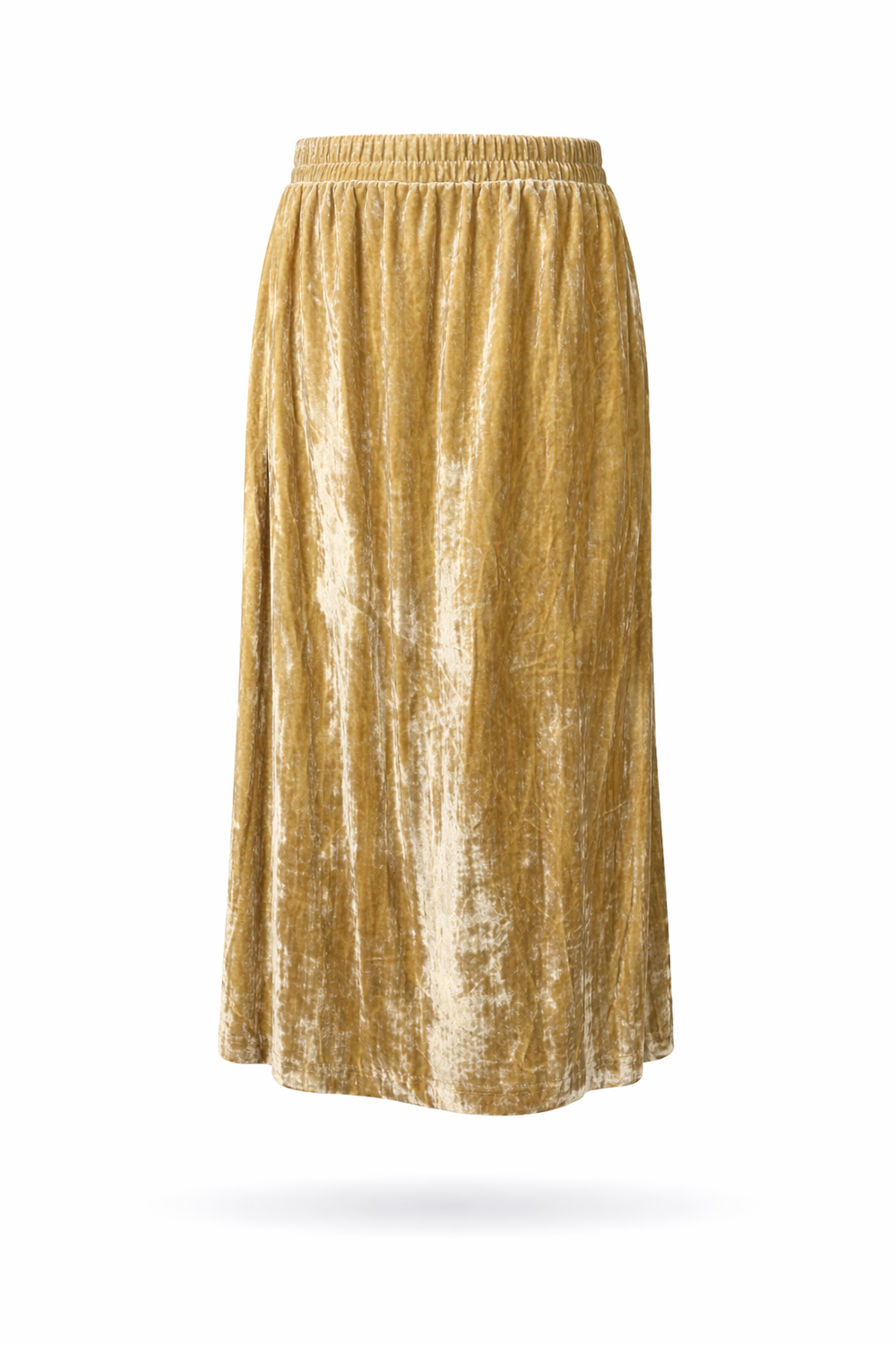 Golden Hour Velvet Maxi Skirt