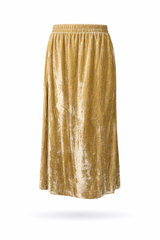 Golden Hour Velvet Maxi Skirt