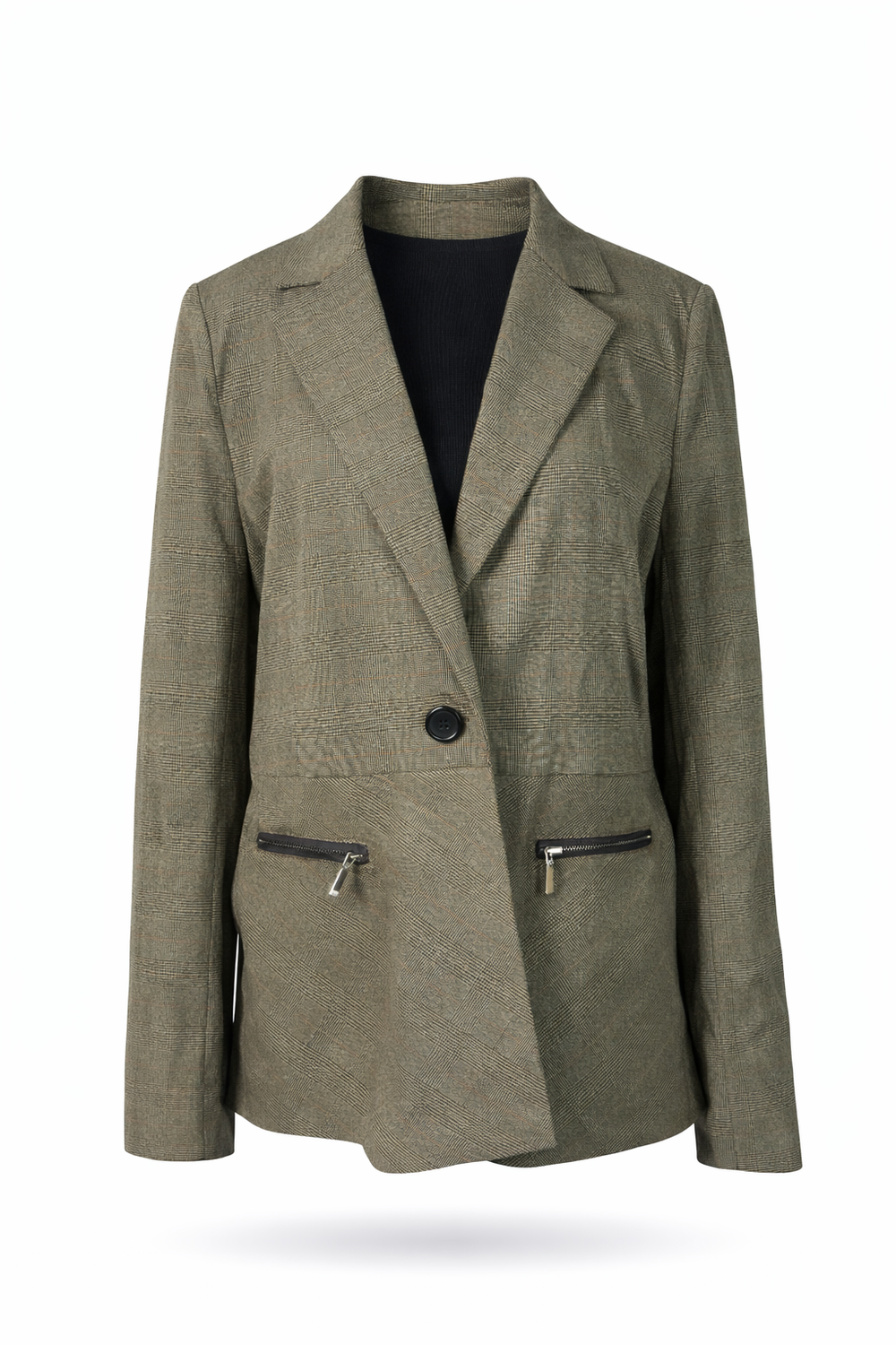 Checked Tailored Blazer