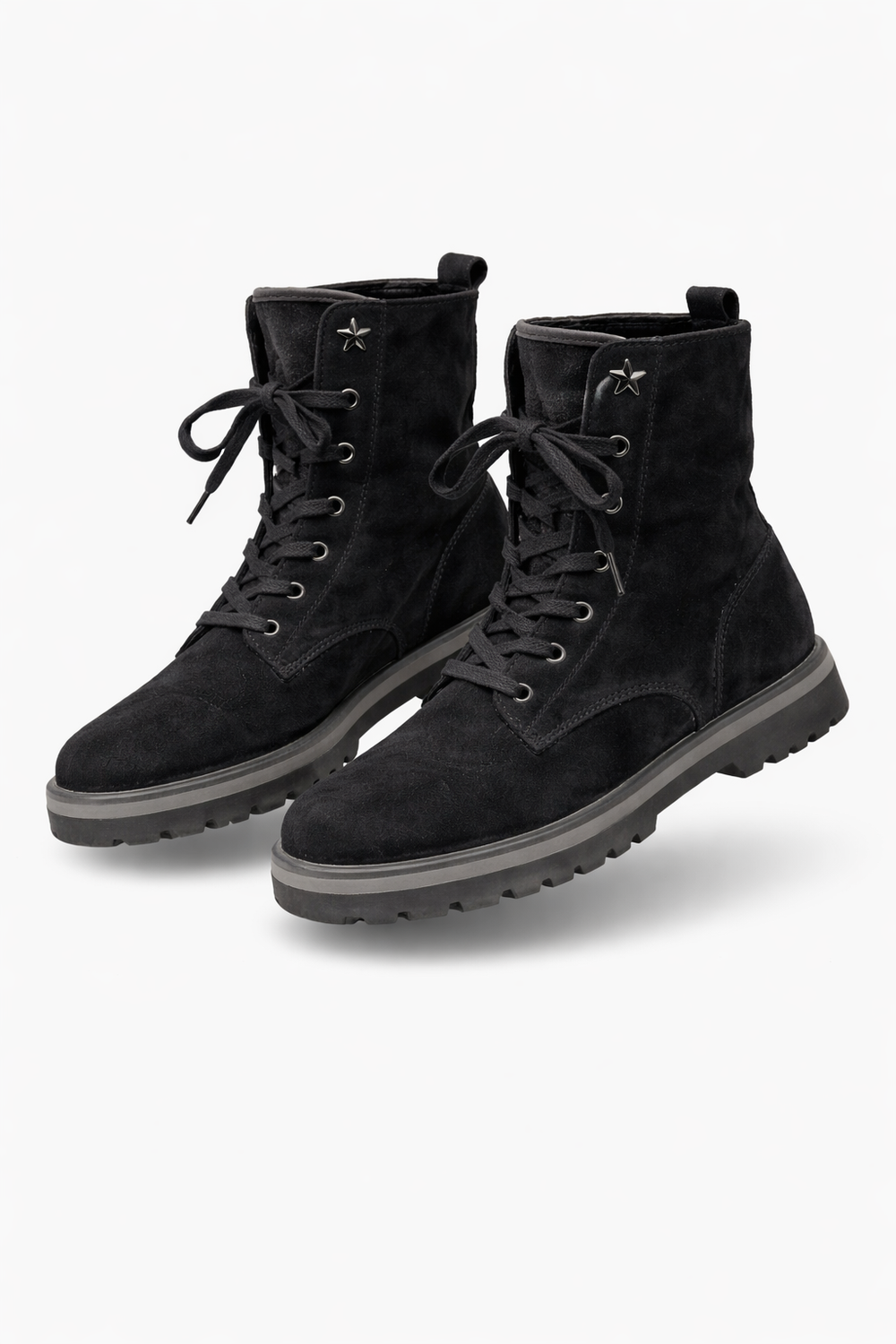Tommy Hilfiger Suede Combat Boots