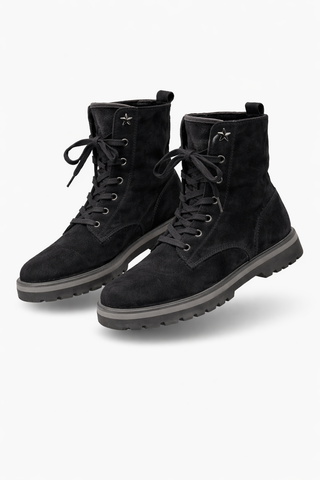 Tommy Hilfiger Suede Combat Boots