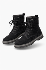 Tommy Hilfiger Suede Combat Boots