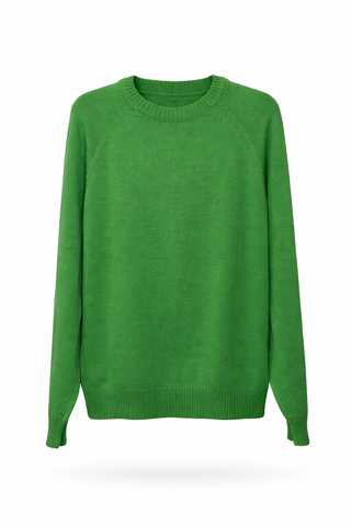 Green O-Neck Sweater