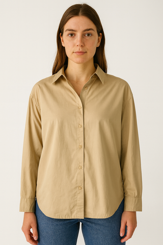 Desert Neutral Oversized Shirt