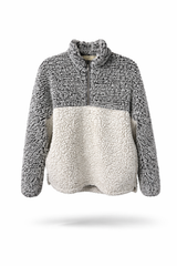 Two-Tone Fleece Quarter-Zip