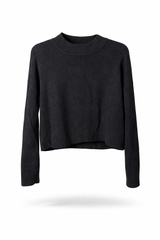 Black Textured Sweater