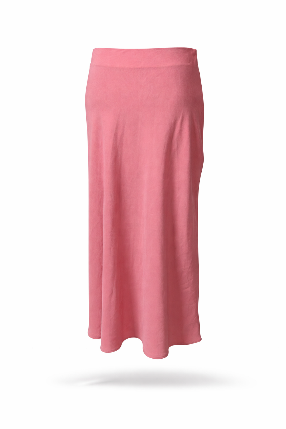 Flowy Satin-Like Skirt
