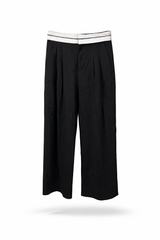 Pencil Waist Black Pants