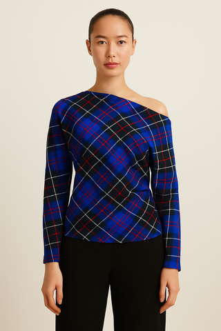 Multicolor Checkered Blouse