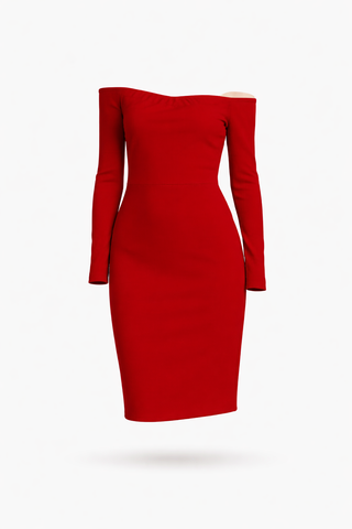 Lady Off-shoulder Dress