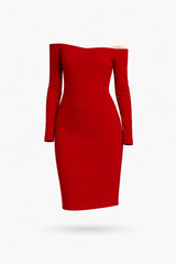 Lady Off-shoulder Dress