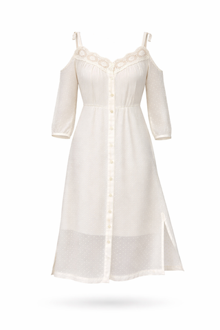 White Off-Shoulder Dress