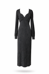 Vertical Silver Dress