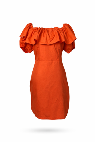 Off-Shoulder Ruffle Dress