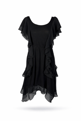Ruffle Flutter Dress