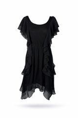 Ruffle Flutter Dress