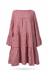 Cherry Gingham Dress