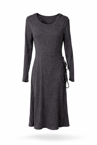 Tie-Waist Midi Dress