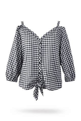 Checkered Top/Button-Up