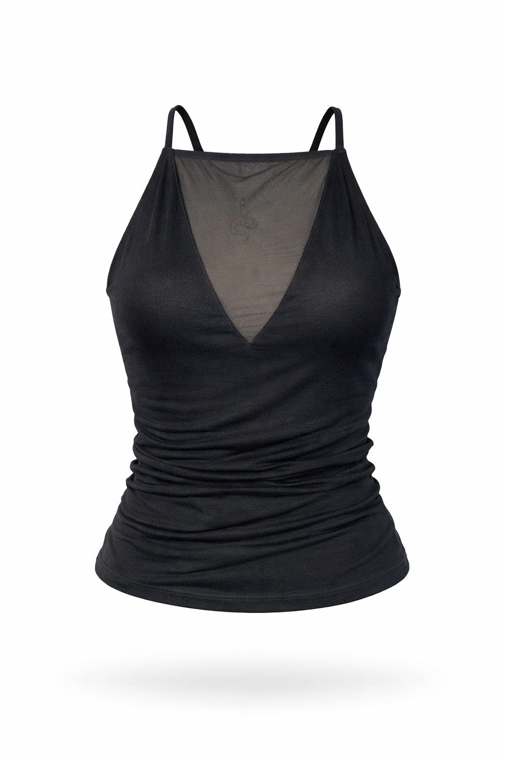 Mesh Panel Tank Top